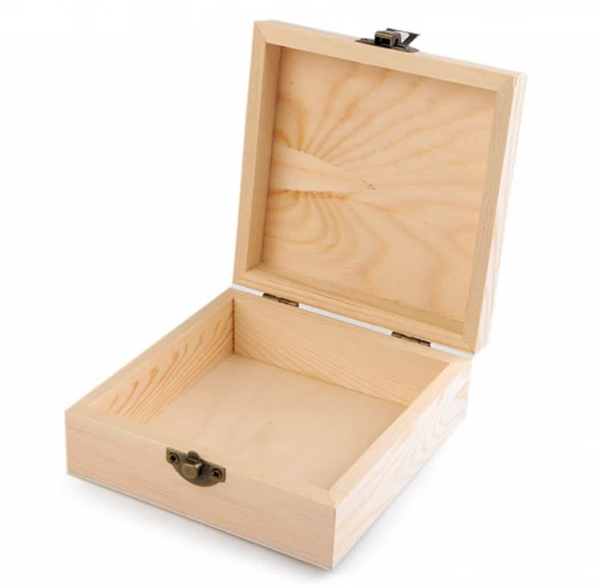Holzbox Schachtel als unlackierter Rohling